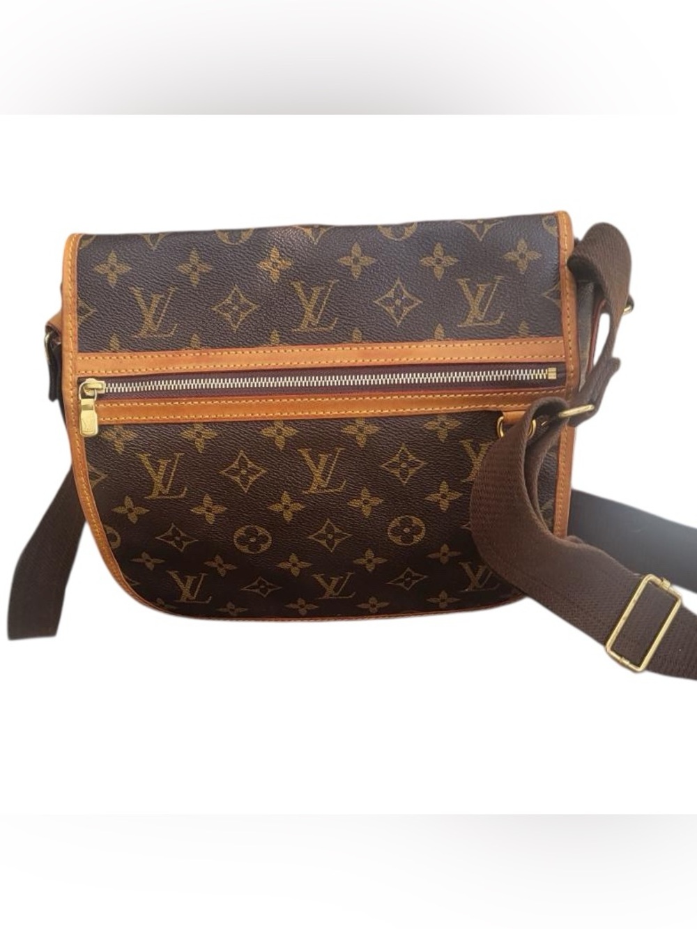 Louis Vuitton Monogram Canvas Messenger Bag in Brown and Tan COA - Picture 7 of 7